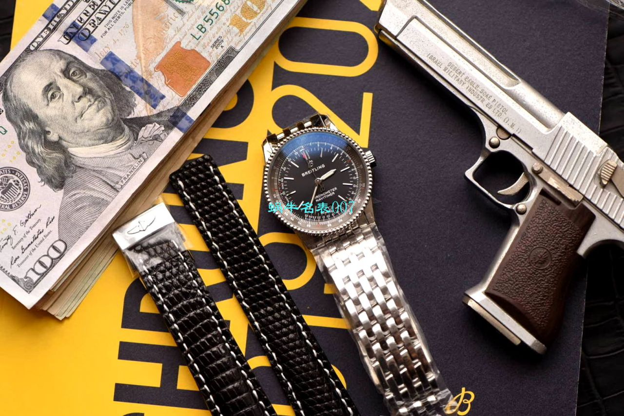 【 Video analysis KOR Factory  High quality  Knockoff  Watches 】 Breitling 38MM航空计时1系列A17325211C1A1 wrist watches  / BL130