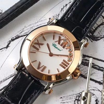 【ZF Factory  Replica Copy 女表】 Chopard HAPPY DIAMONDS系列278509-6001，278509-3001 wrist watches 