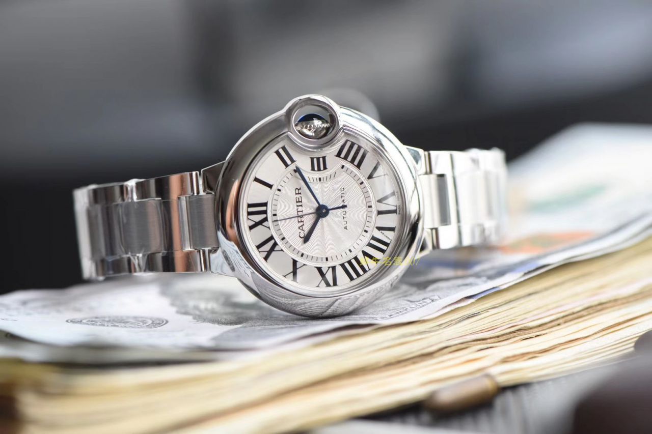 【 Video analysis V6 Factory 6K蓝气球076 Movement 】 Cartier  蓝气球女装 Watches 33MM和36毫米W6920071、W6920046 / K168