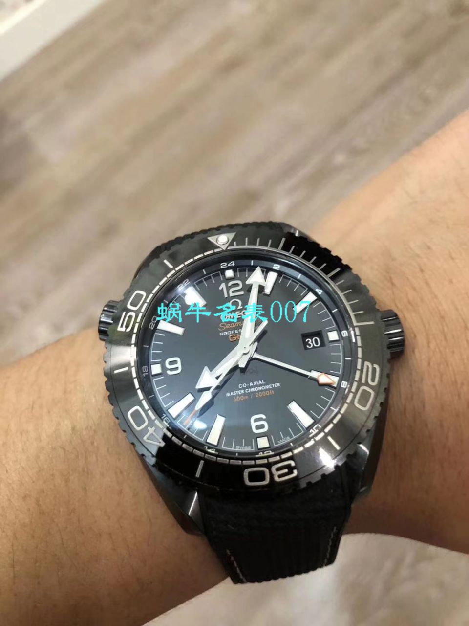 【VS Perfect  High quality  Replica Copy  Watches 】OMEGA Seamaster 系列深海之黑215.92.46.22.01.003、215.92.46.22.01.002 wrist watches  / M371