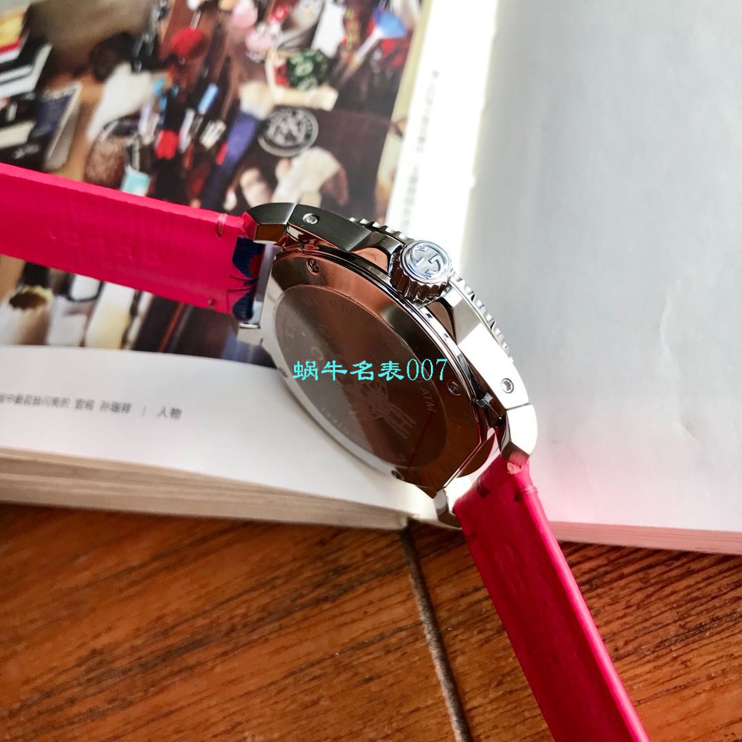 硬货来袭渠道原单，独家Gucci骚粉色水鬼新款 wrist watches ！40MM 男女均可戴 / GUCCIKK20