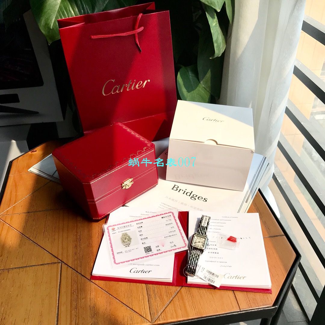 【 TOP  copy customized 硬货】 Cartier  PANTHÈRE DE  Cartier 系列W4PN0007女士 wrist watches  / K260