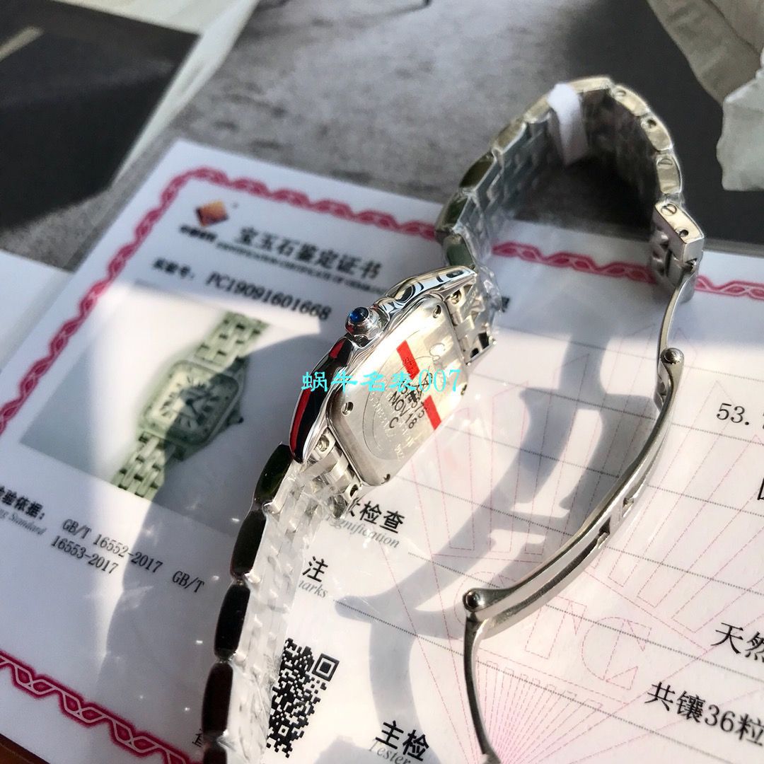 【 TOP  copy customized 硬货】 Cartier  PANTHÈRE DE  Cartier 系列W4PN0007女士 wrist watches  / K260