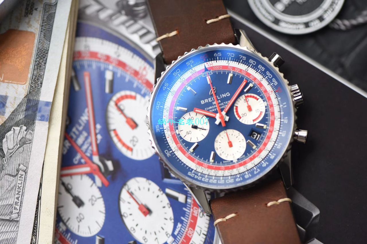 【V9 Factory  High quality  Replica Watches 】 Breitling 航空计时1 B01计时 wrist watches 43TWA环球航空特别版AB01219A1G1X1 wrist watches  / BL133