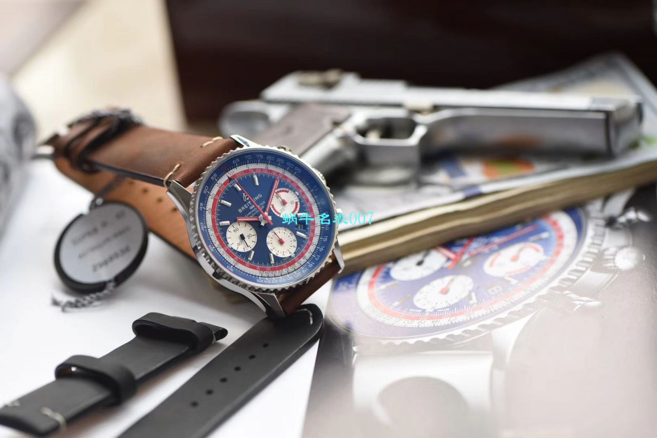 【V9 Factory  High quality  Replica Watches 】 Breitling 航空计时1 B01计时 wrist watches 43TWA环球航空特别版AB01219A1G1X1 wrist watches  / BL133