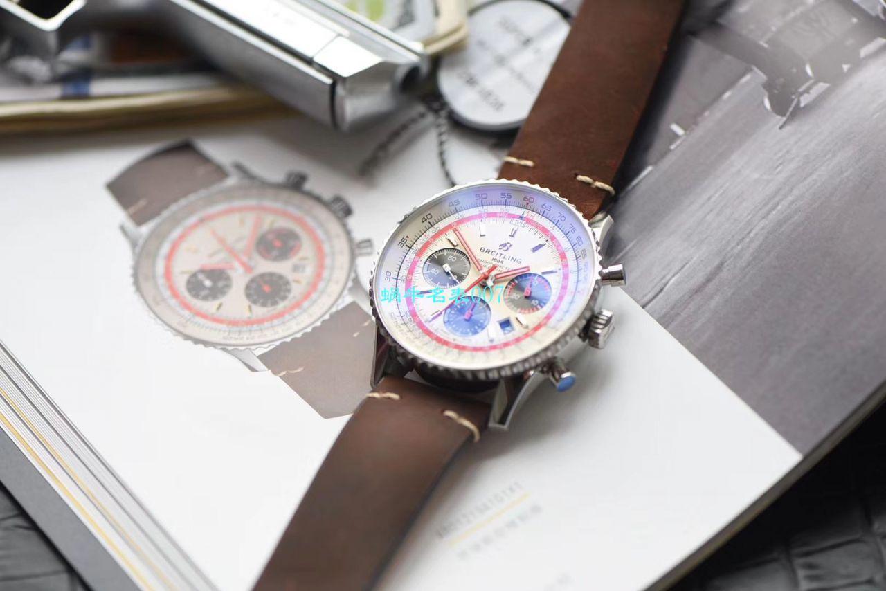 【V9 Factory  High quality  Replica Watches 】 Breitling 航空计时1 B01计时 wrist watches 43TWA环球航空特别版AB01219A1G1X1 wrist watches  / BL133