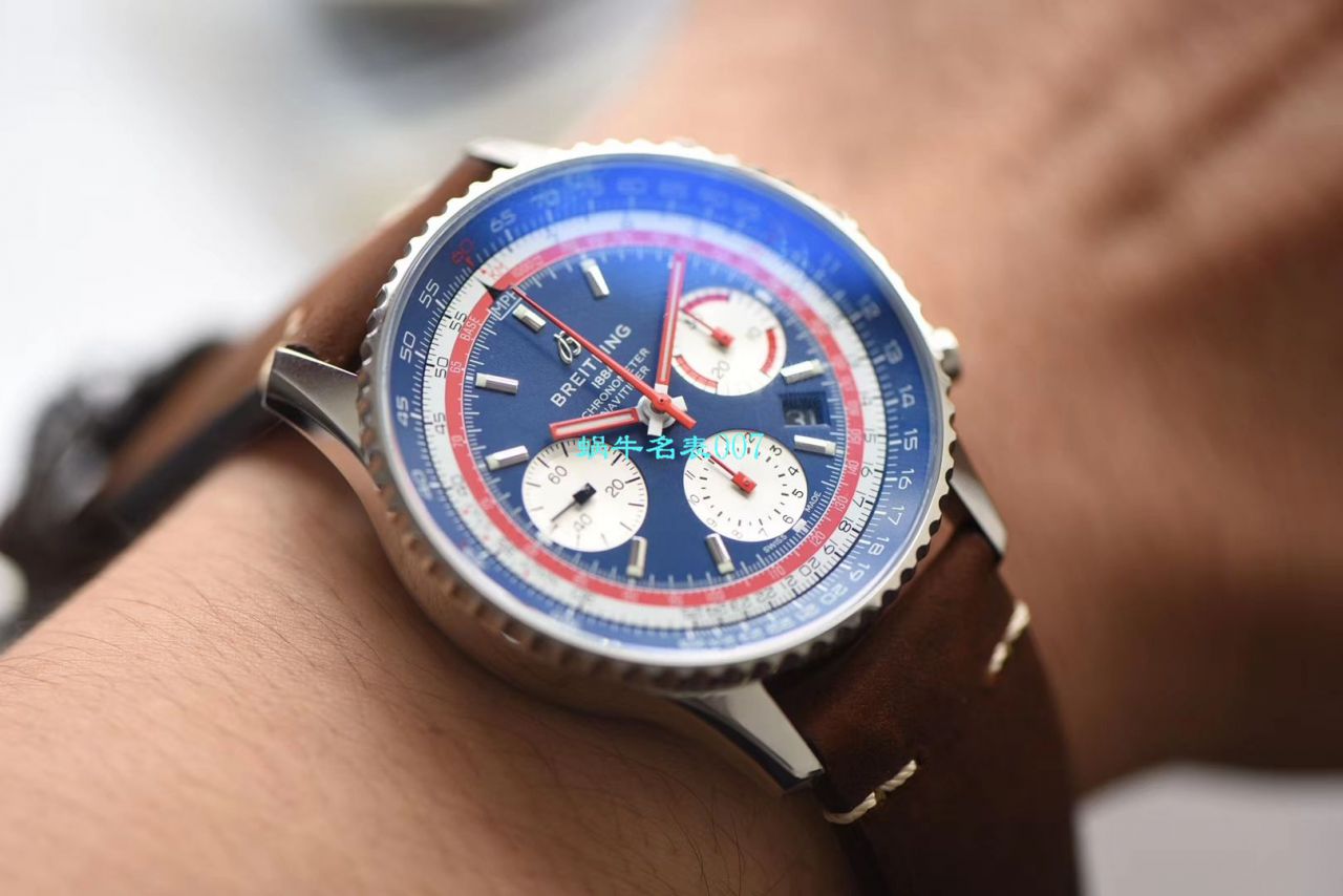 【V9 Factory 官网 Replica Watches 】 Breitling 航空计时1 B01计时 wrist watches  Replica 43SWISSAIR瑞士航空特别版系列 AB01211B1B1X1 wrist watches  / BL132
