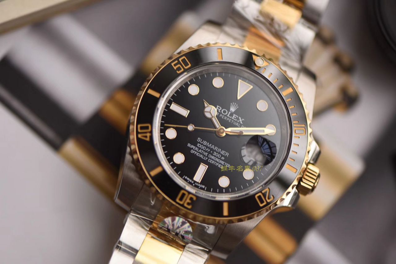 【AR Factory 官网 High quality  Replica V3版本】 Rolex  Submariner 型系列116613LB-97203，116613-LN-97203间金蓝黑 wrist watches  / R258