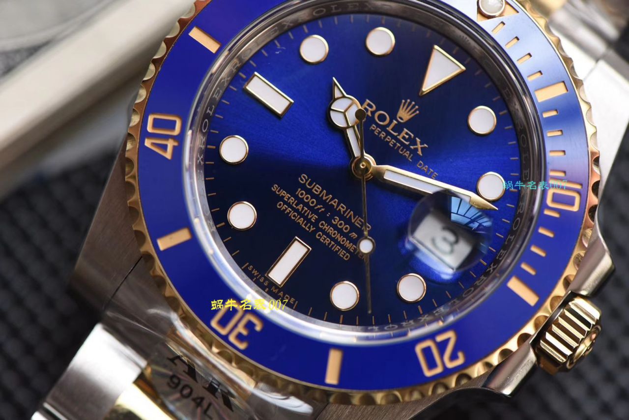 【AR Factory 官网 High quality  Replica V3版本】 Rolex  Submariner 型系列116613LB-97203，116613-LN-97203间金蓝黑 wrist watches  / R258