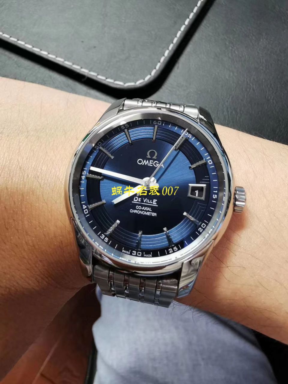 【 Video analysis 】VSOMEGA碟飞 Perfect  High quality  Replica Copy  Watches 431.33.41.21.03.001（明亮之蓝） / M378
