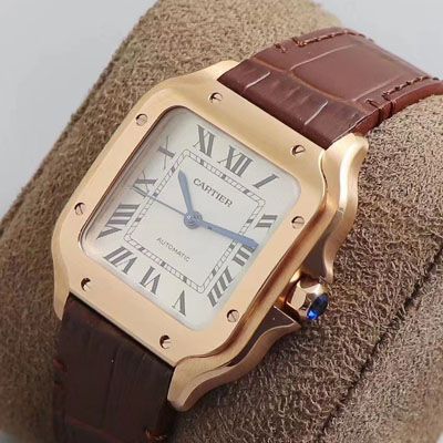 【V6 Factory  High quality  Replica Watches 】 Cartier   Santos 系列WGSA0012（中号） wrist watches 