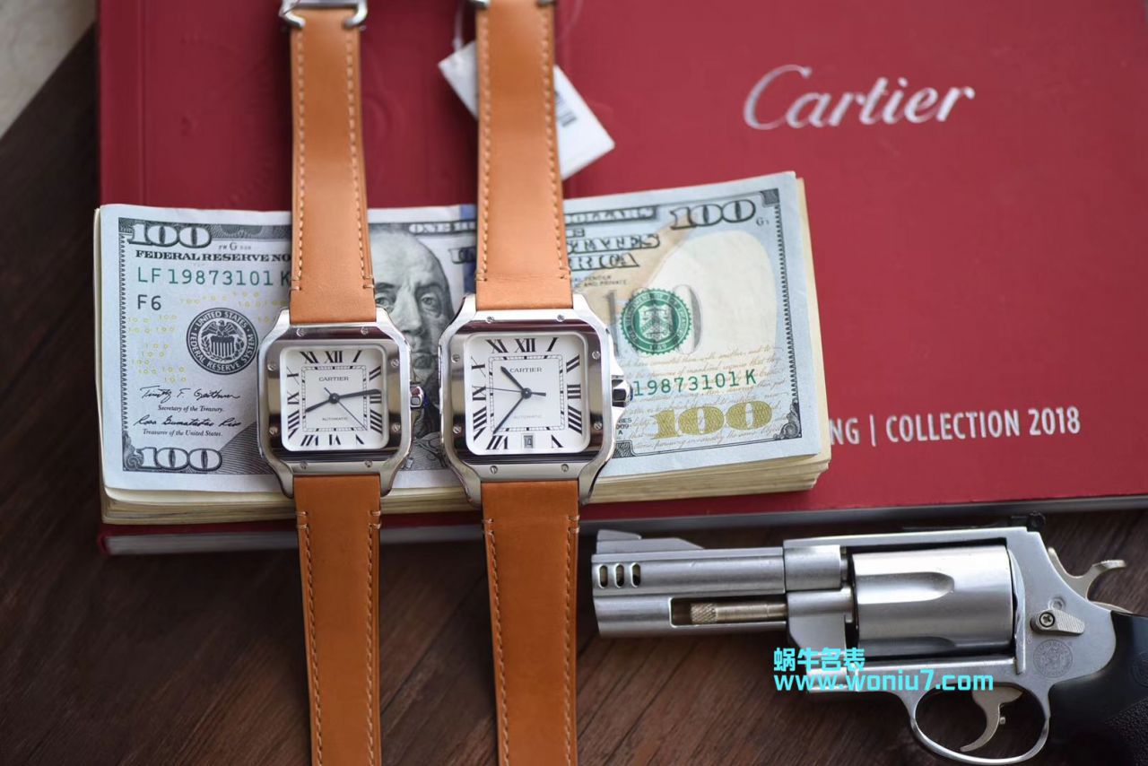 【V6 Factory  High quality  Replica Watches 】 Cartier   Santos 系列WGSA0012（中号） wrist watches  / K261