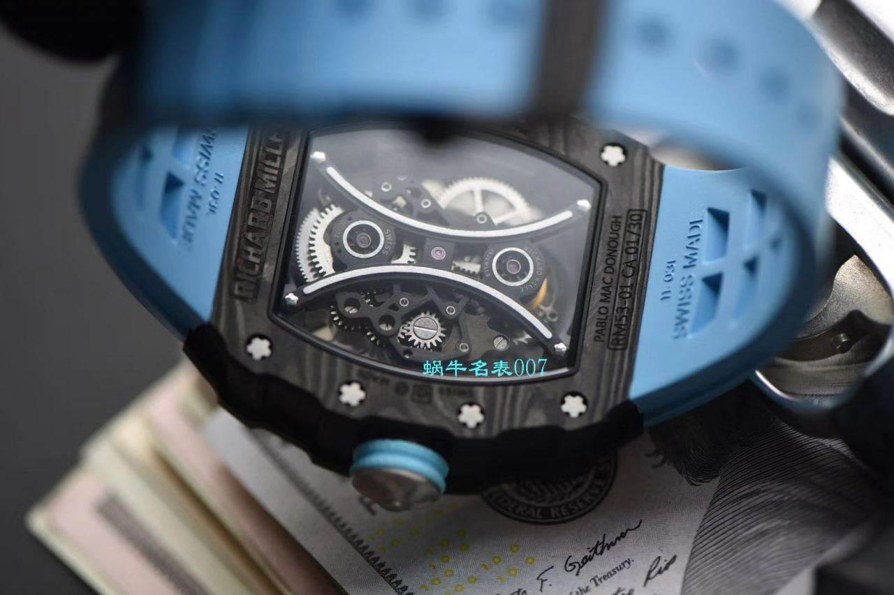 【JB Factory 官网RICHARD MILLE Replica 表 Tourbillon 升级版】 RICHARD MILLE RM 53-01 PABLO MAC DONOUGH wrist watches  / RM05301JB