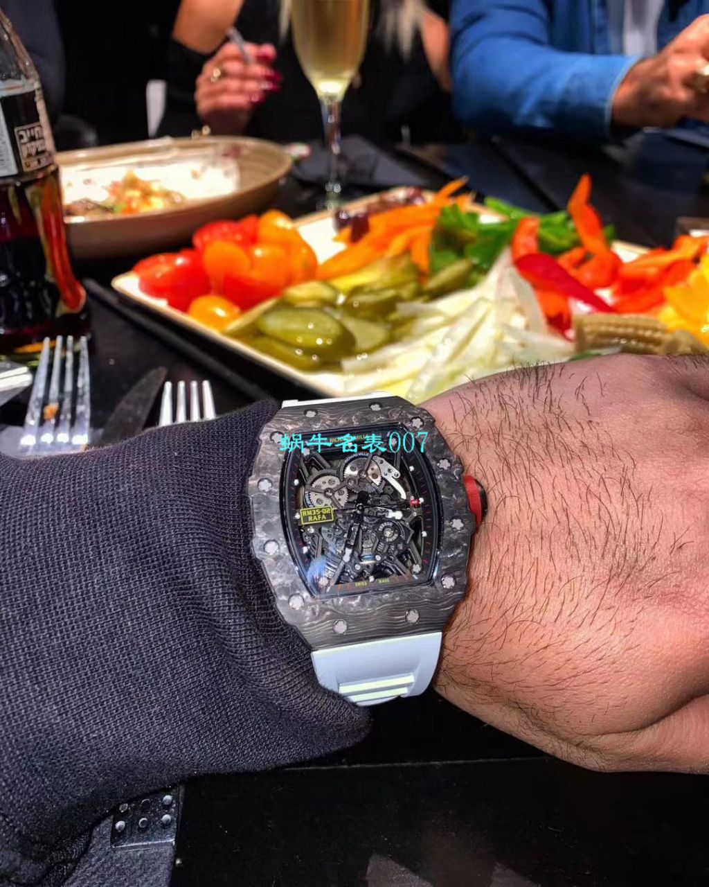 【台湾KV Factory  Replica 最强 top 版本表】全新 RICHARD MILLE  RM035最强进口原纹 carbon fiber ＂V3＂升级版 / KV03502V3