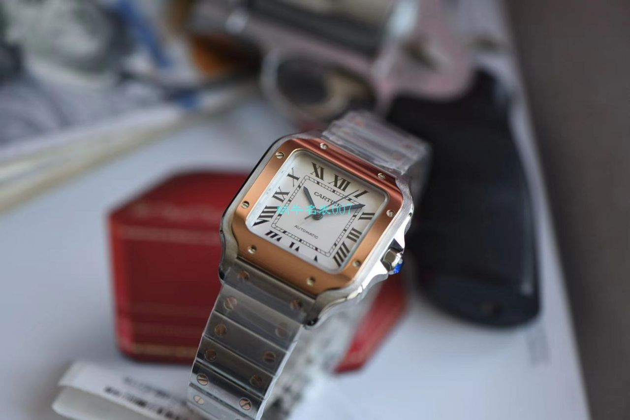 【V6 Factory 官网 High quality  Replica Watches 】 Cartier   Santos 系列W2SA0007（中号） wrist watches  / K239