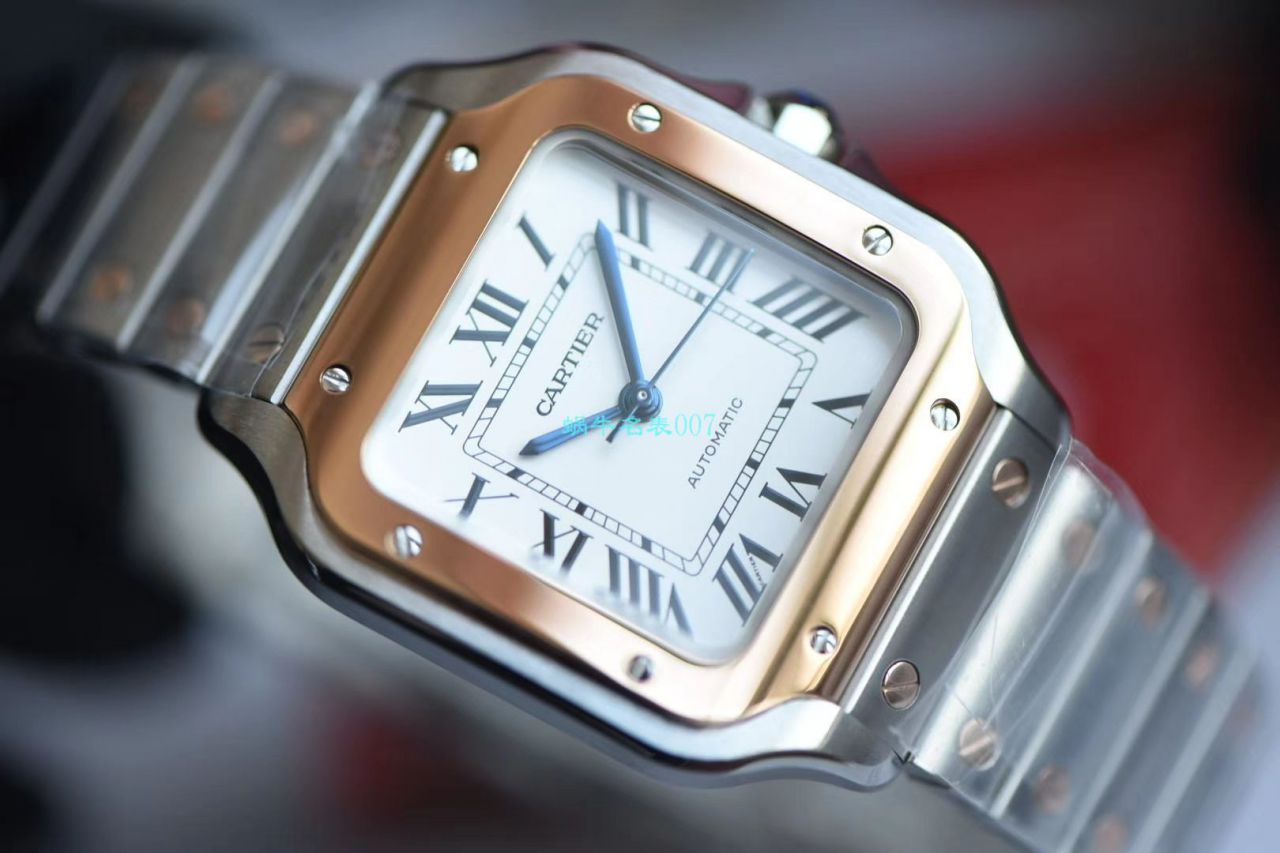 【V6 Factory 官网 High quality  Replica Watches 】 Cartier   Santos 系列W2SA0007（中号） wrist watches  / K239