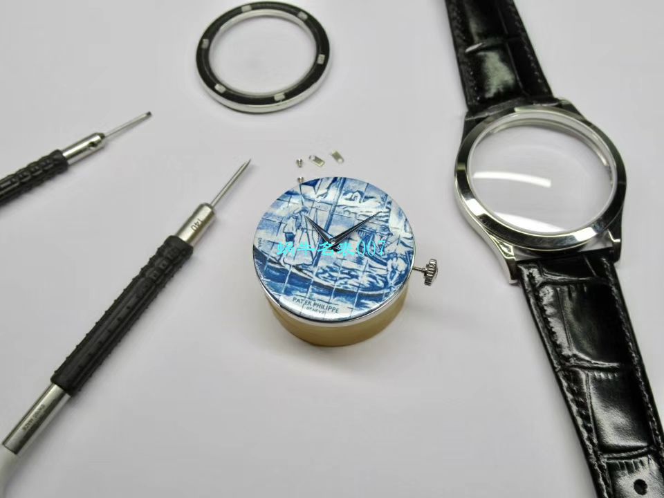 FL Factory 真微绘珐琅工艺 Replica Copy 表 PATEK PHILIPPE 5089G-061《太加斯河上垂钓》、5089G-062《一天的收货》 / BD263