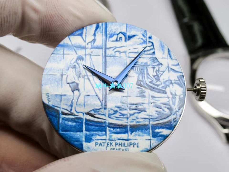 FL Factory 真微绘珐琅工艺 Replica Copy 表 PATEK PHILIPPE 5089G-061《太加斯河上垂钓》、5089G-062《一天的收货》 / BD263