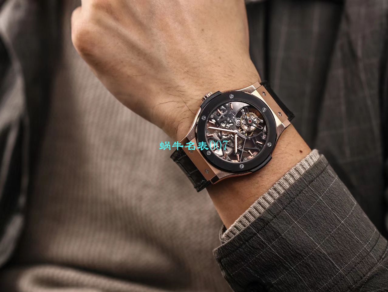 JB Factory  hublot 经典融合 Tourbillon  Replica Copy 表505 OX 0180 LR 0904，505.OX.0180.LR.1904，505.OX.0180.LR，505.TX.0170.LR wrist watches  / YUB077