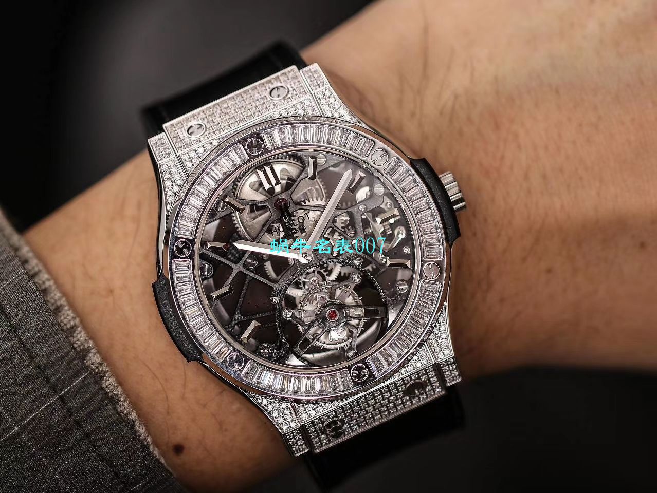 JB Factory  hublot 经典融合 Tourbillon  Replica Copy 表505 OX 0180 LR 0904，505.OX.0180.LR.1904，505.OX.0180.LR，505.TX.0170.LR wrist watches  / YUB077