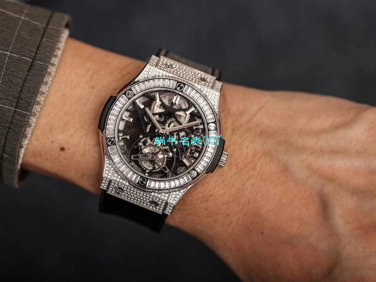 JB Factory  hublot 经典融合 Tourbillon  Replica Copy 表505 OX 0180 LR 0904，505.OX.0180.LR.1904，505.OX.0180.LR，505.TX.0170.LR wrist watches  / YUB077