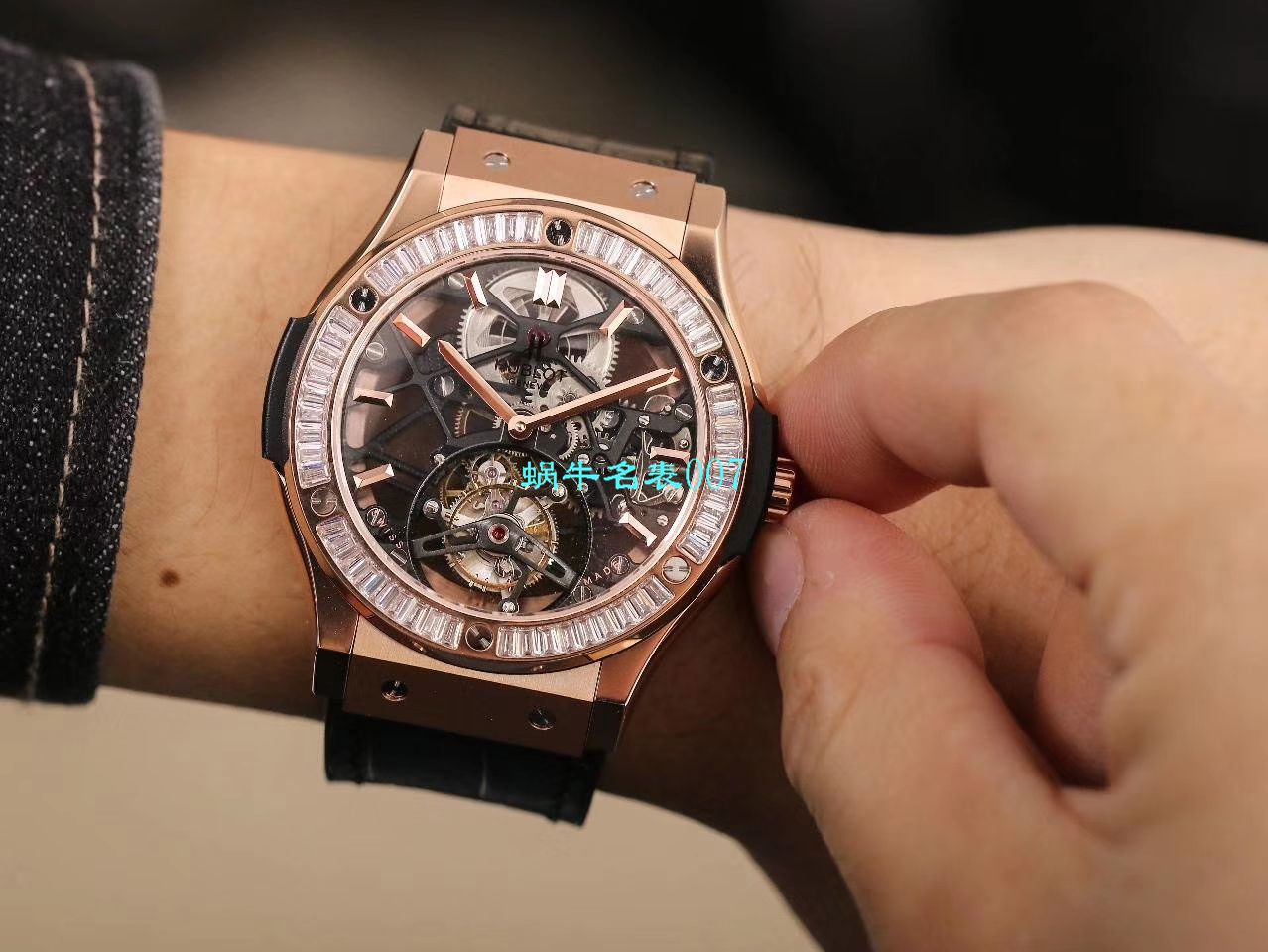 JB Factory  hublot 经典融合 Tourbillon  Replica Copy 表505 OX 0180 LR 0904，505.OX.0180.LR.1904，505.OX.0180.LR，505.TX.0170.LR wrist watches  / YUB077