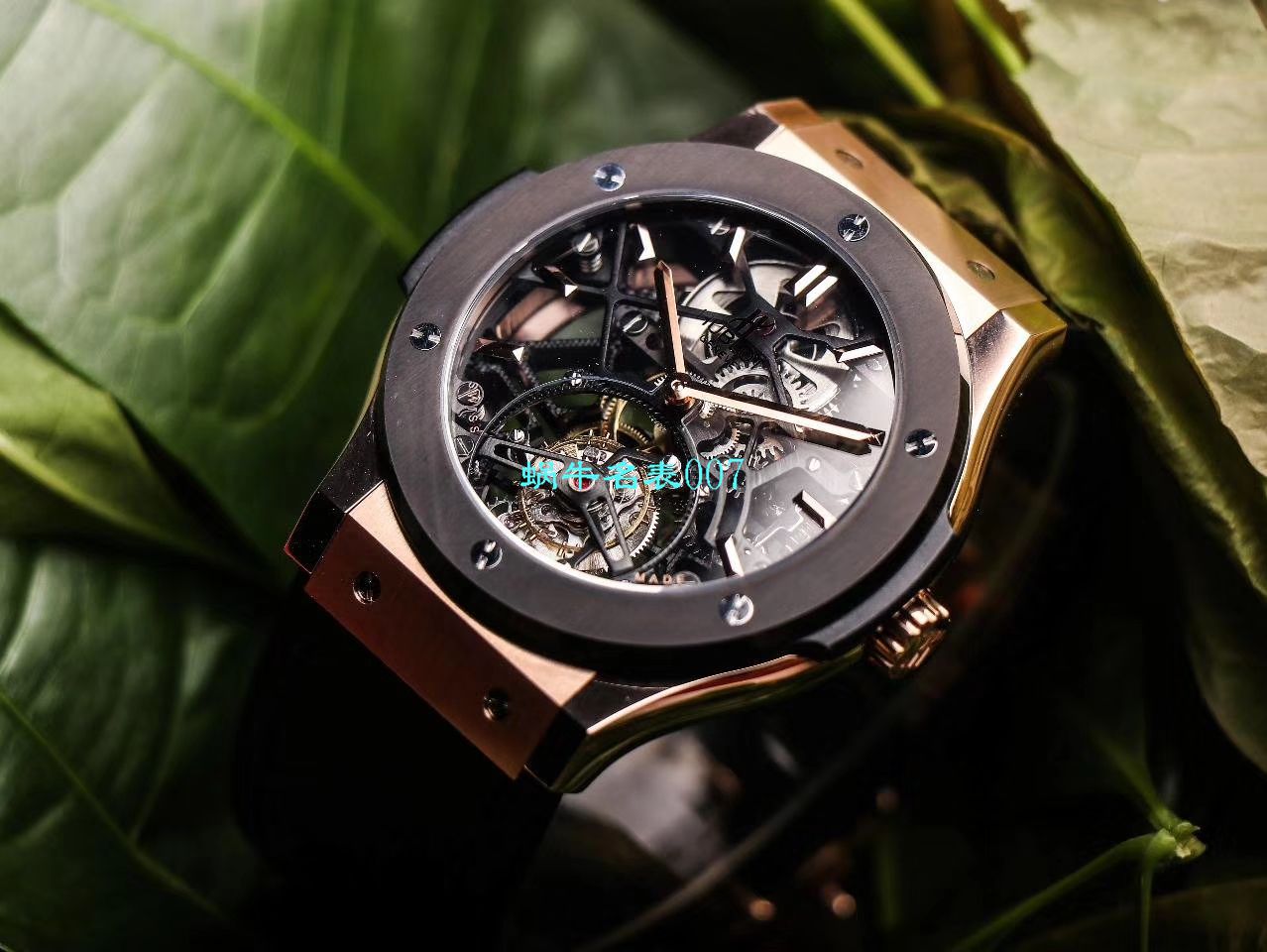 JB Factory  hublot 经典融合 Tourbillon  Replica Copy 表505 OX 0180 LR 0904，505.OX.0180.LR.1904，505.OX.0180.LR，505.TX.0170.LR wrist watches  / YUB077