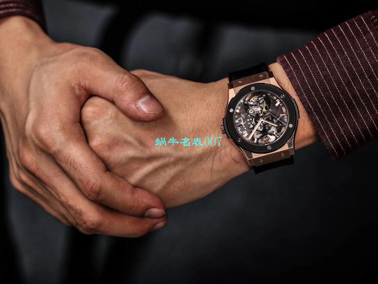 JB Factory  hublot 经典融合 Tourbillon  Replica Copy 表505 OX 0180 LR 0904，505.OX.0180.LR.1904，505.OX.0180.LR，505.TX.0170.LR wrist watches  / YUB077
