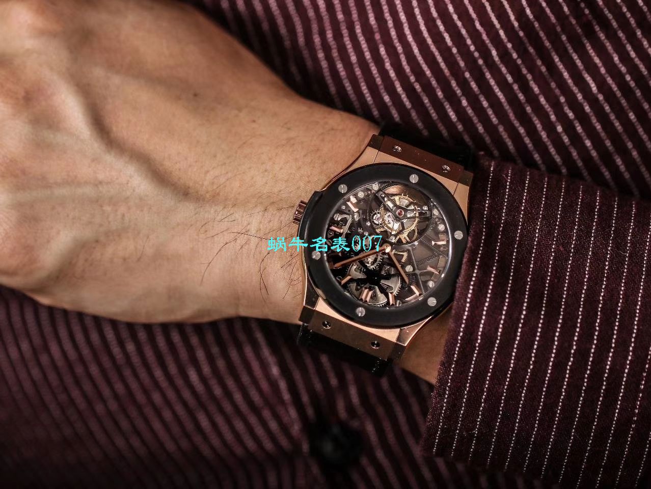 JB Factory  hublot 经典融合 Tourbillon  Replica Copy 表505 OX 0180 LR 0904，505.OX.0180.LR.1904，505.OX.0180.LR，505.TX.0170.LR wrist watches  / YUB077