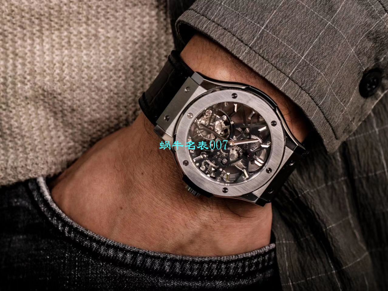 JB Factory  hublot 经典融合 Tourbillon  Replica Copy 表505 OX 0180 LR 0904，505.OX.0180.LR.1904，505.OX.0180.LR，505.TX.0170.LR wrist watches  / YUB077