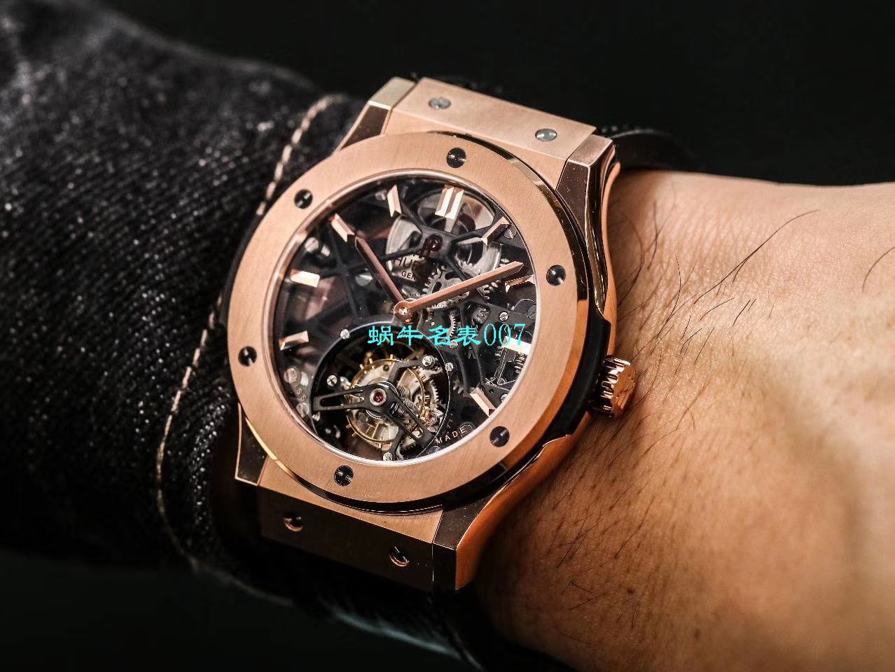 JB Factory  hublot 经典融合 Tourbillon  Replica Copy 表505 OX 0180 LR 0904，505.OX.0180.LR.1904，505.OX.0180.LR，505.TX.0170.LR wrist watches  / YUB077