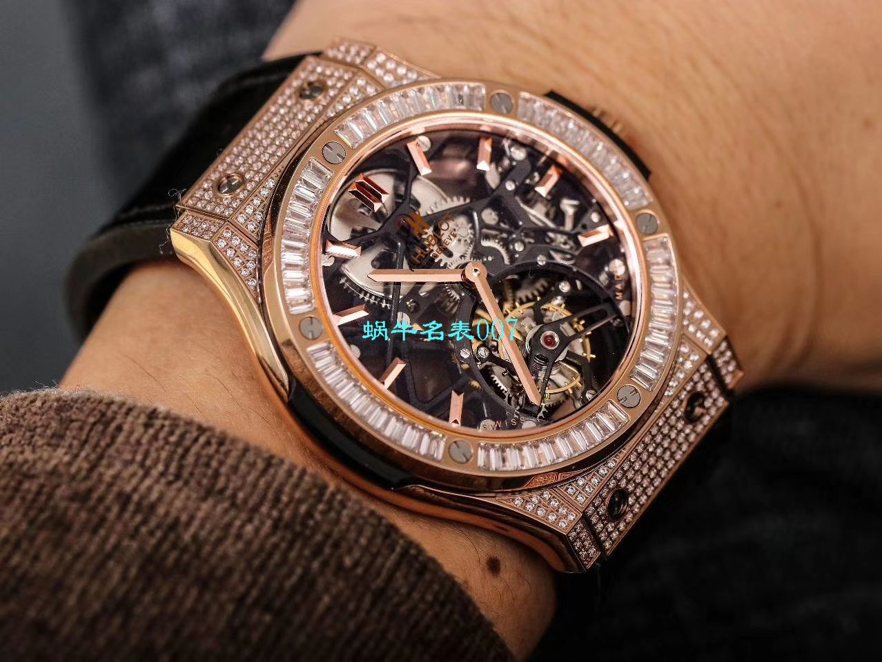 JB Factory  hublot 经典融合 Tourbillon  Replica Copy 表505 OX 0180 LR 0904，505.OX.0180.LR.1904，505.OX.0180.LR，505.TX.0170.LR wrist watches  / YUB077