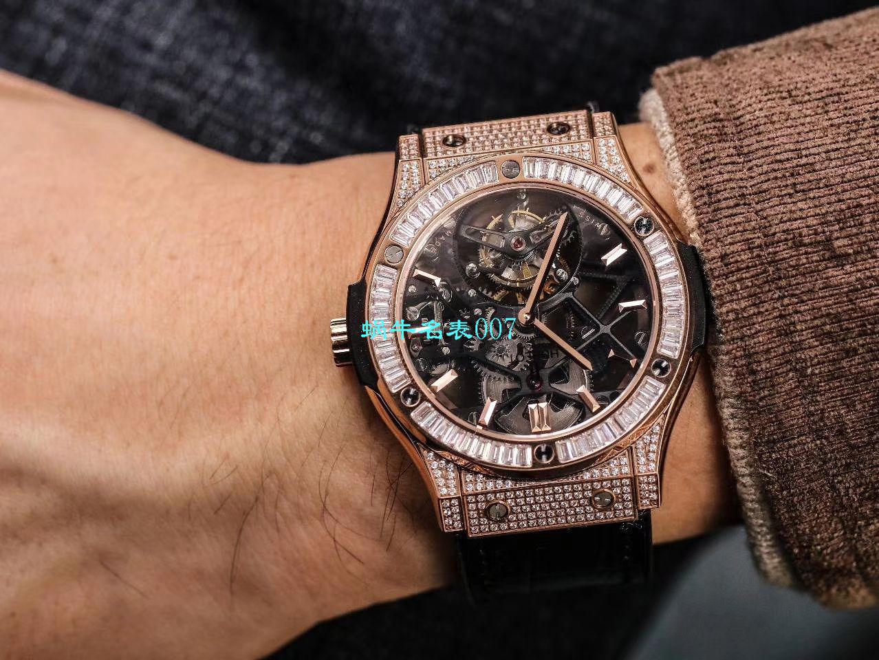JB Factory  hublot 经典融合 Tourbillon  Replica Copy 表505 OX 0180 LR 0904，505.OX.0180.LR.1904，505.OX.0180.LR，505.TX.0170.LR wrist watches  / YUB077