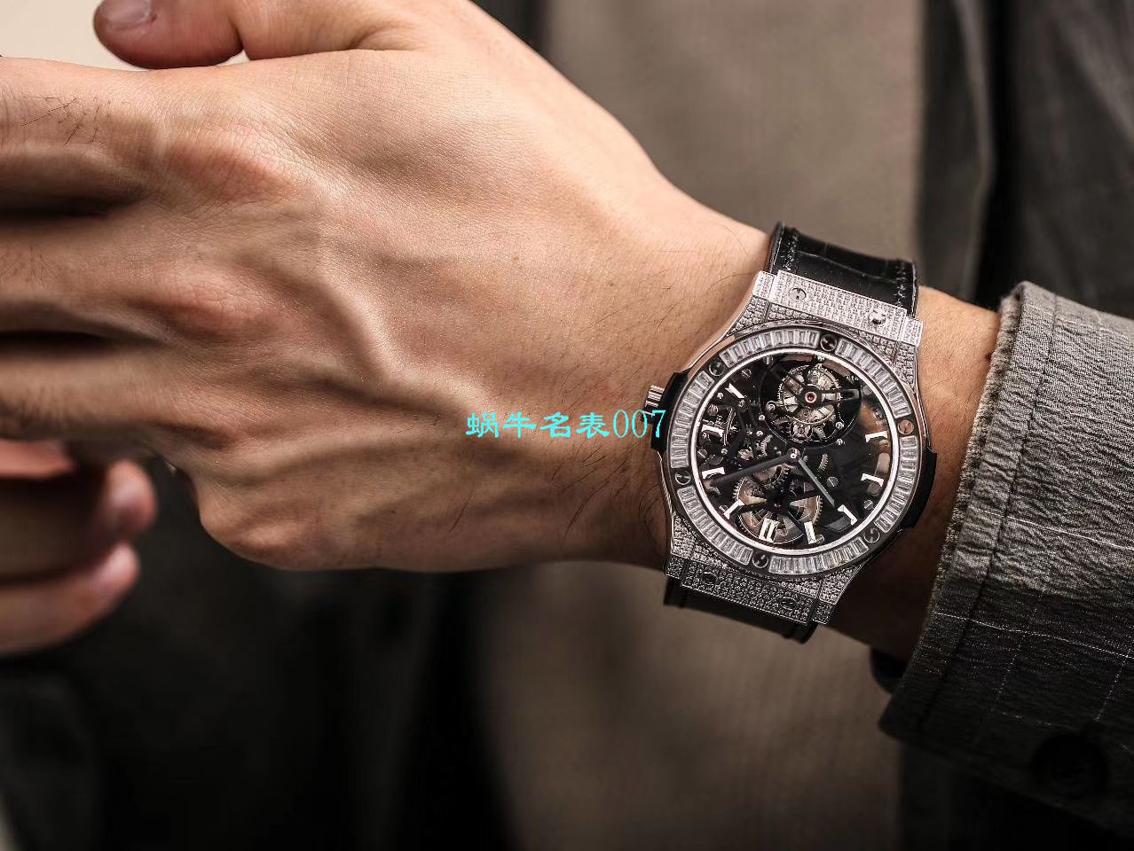 JB Factory  hublot 经典融合 Tourbillon  Replica Copy 表505 OX 0180 LR 0904，505.OX.0180.LR.1904，505.OX.0180.LR，505.TX.0170.LR wrist watches  / YUB077