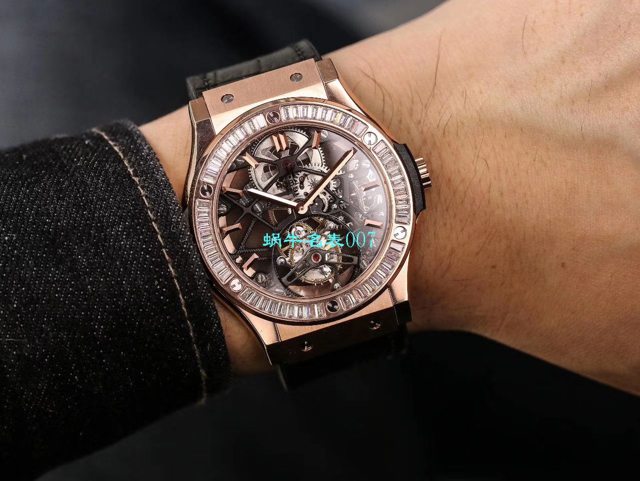 JB Factory  hublot 经典融合 Tourbillon  Replica Copy 表505 OX 0180 LR 0904，505.OX.0180.LR.1904，505.OX.0180.LR，505.TX.0170.LR wrist watches  / YUB077