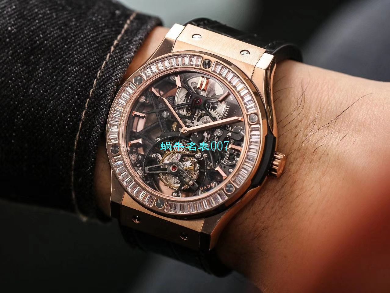 JB Factory  hublot 经典融合 Tourbillon  Replica Copy 表505 OX 0180 LR 0904，505.OX.0180.LR.1904，505.OX.0180.LR，505.TX.0170.LR wrist watches  / YUB077