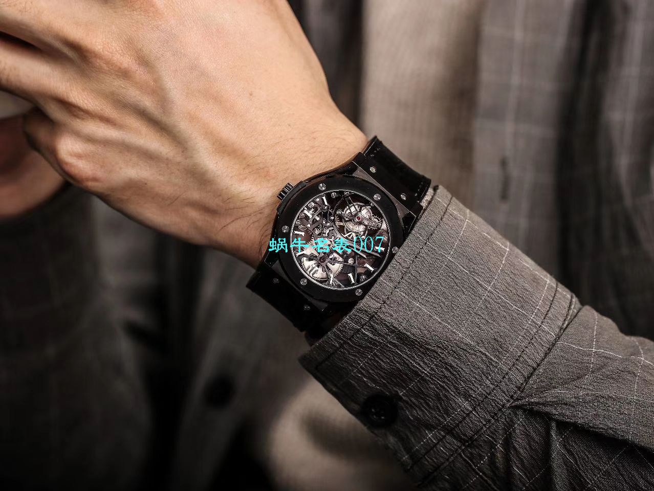 JB Factory  hublot 经典融合 Tourbillon  Replica Copy 表505 OX 0180 LR 0904，505.OX.0180.LR.1904，505.OX.0180.LR，505.TX.0170.LR wrist watches  / YUB077