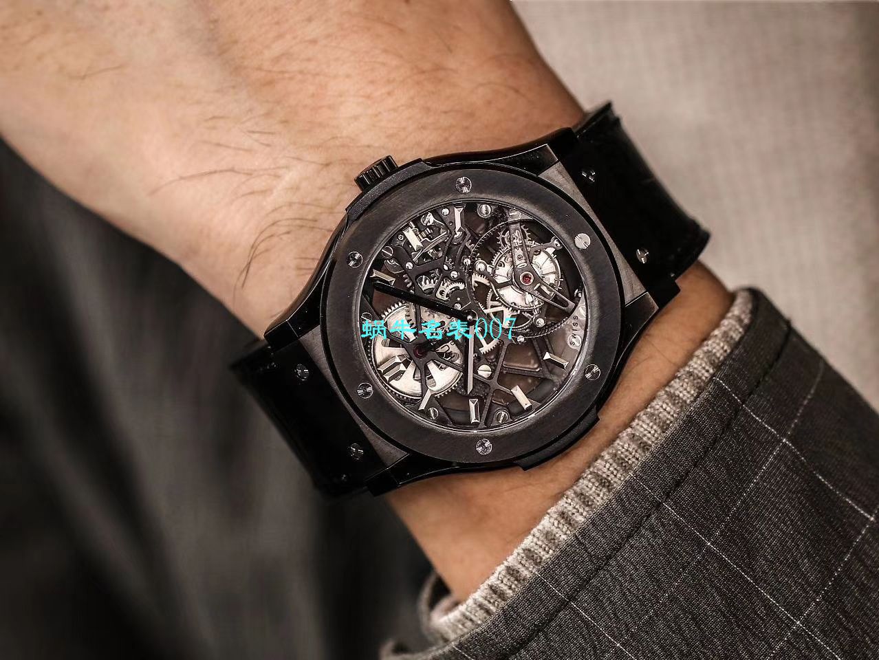 JB Factory  hublot 经典融合 Tourbillon  Replica Copy 表505 OX 0180 LR 0904，505.OX.0180.LR.1904，505.OX.0180.LR，505.TX.0170.LR wrist watches  / YUB077