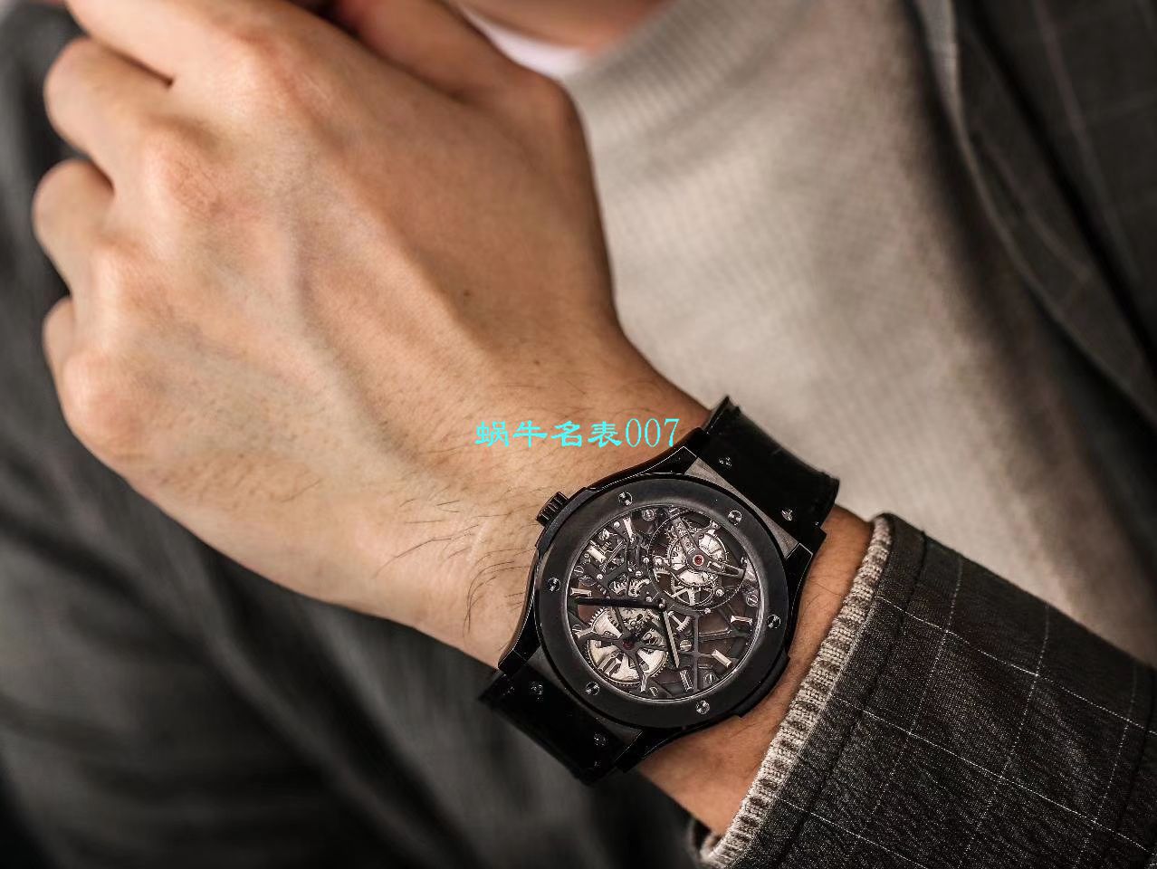 JB Factory  hublot 经典融合 Tourbillon  Replica Copy 表505 OX 0180 LR 0904，505.OX.0180.LR.1904，505.OX.0180.LR，505.TX.0170.LR wrist watches  / YUB077