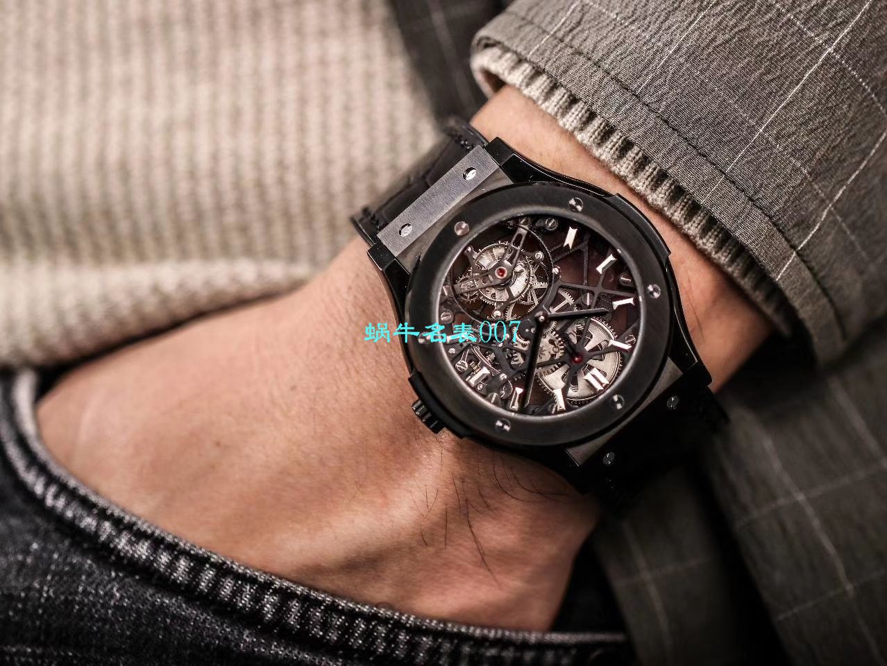 JB Factory  hublot 经典融合 Tourbillon  Replica Copy 表505 OX 0180 LR 0904，505.OX.0180.LR.1904，505.OX.0180.LR，505.TX.0170.LR wrist watches  / YUB077