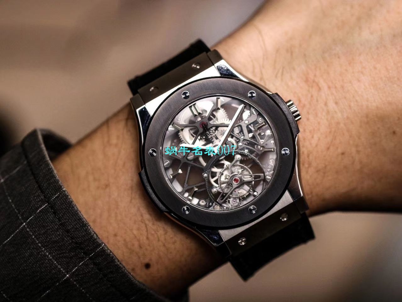 JB Factory  hublot 经典融合 Tourbillon  Replica Copy 表505 OX 0180 LR 0904，505.OX.0180.LR.1904，505.OX.0180.LR，505.TX.0170.LR wrist watches  / YUB077