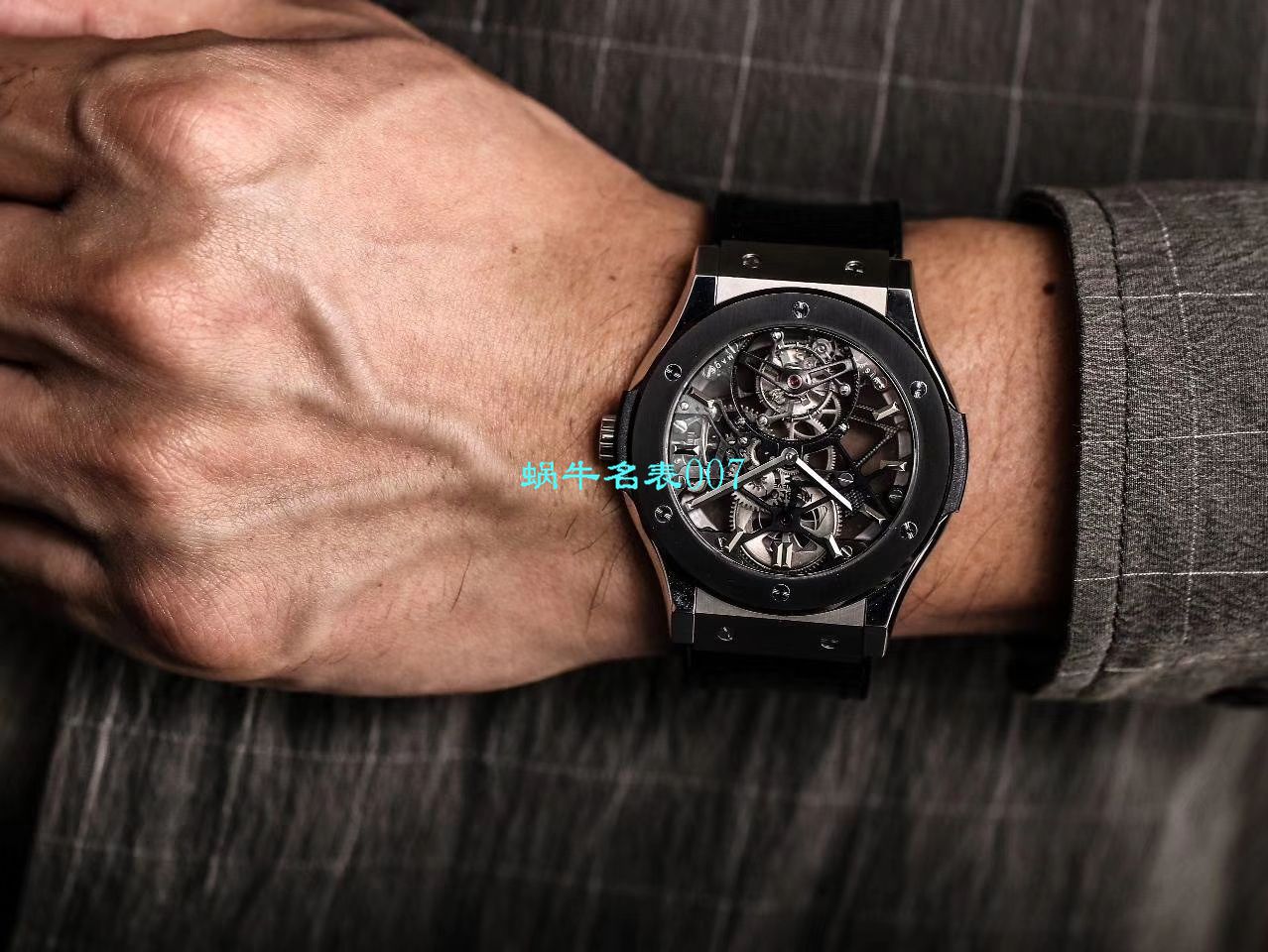 JB Factory  hublot 经典融合 Tourbillon  Replica Copy 表505 OX 0180 LR 0904，505.OX.0180.LR.1904，505.OX.0180.LR，505.TX.0170.LR wrist watches  / YUB077