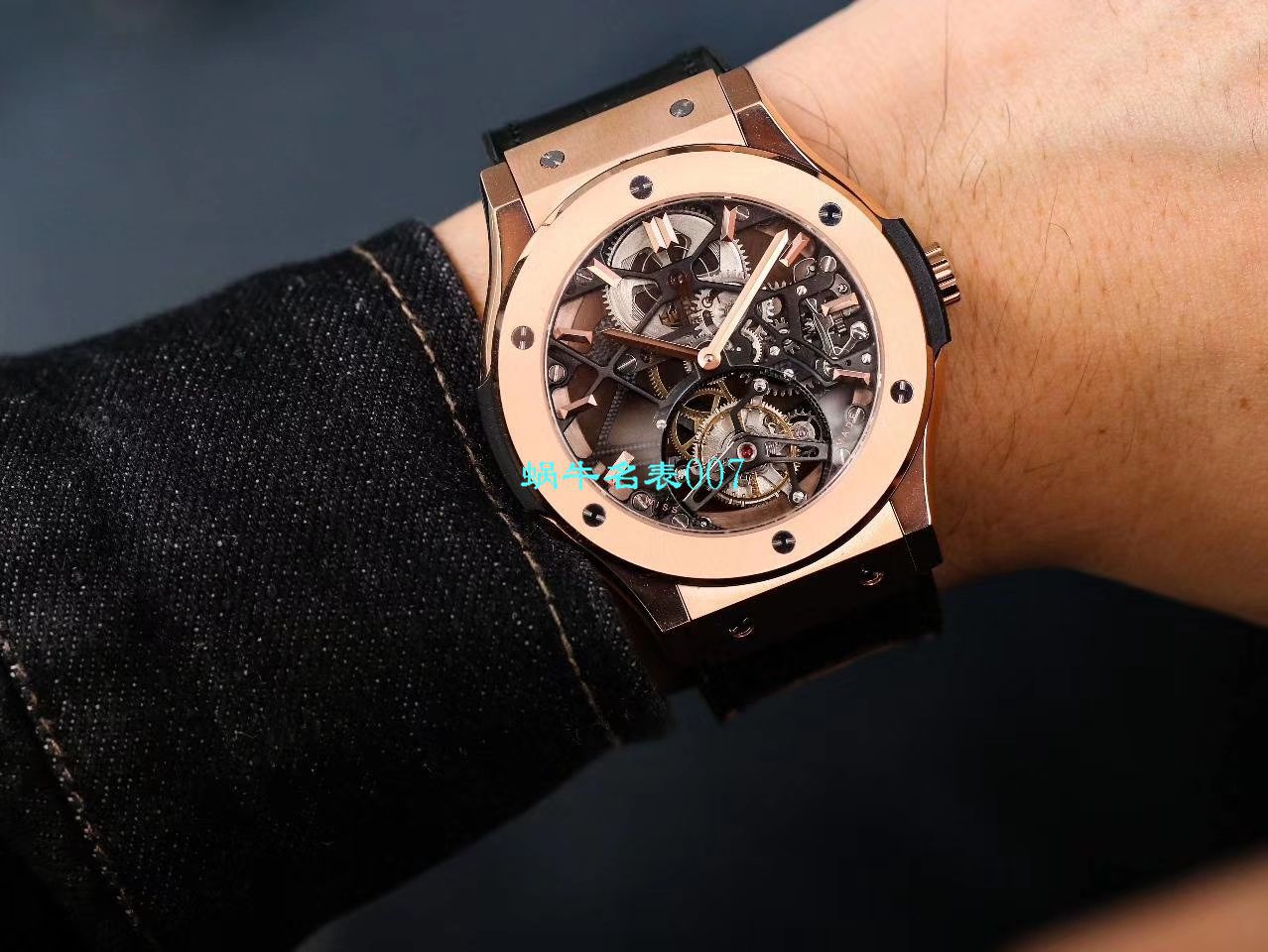 JB Factory  hublot 经典融合 Tourbillon  Replica Copy 表505 OX 0180 LR 0904，505.OX.0180.LR.1904，505.OX.0180.LR，505.TX.0170.LR wrist watches  / YUB077