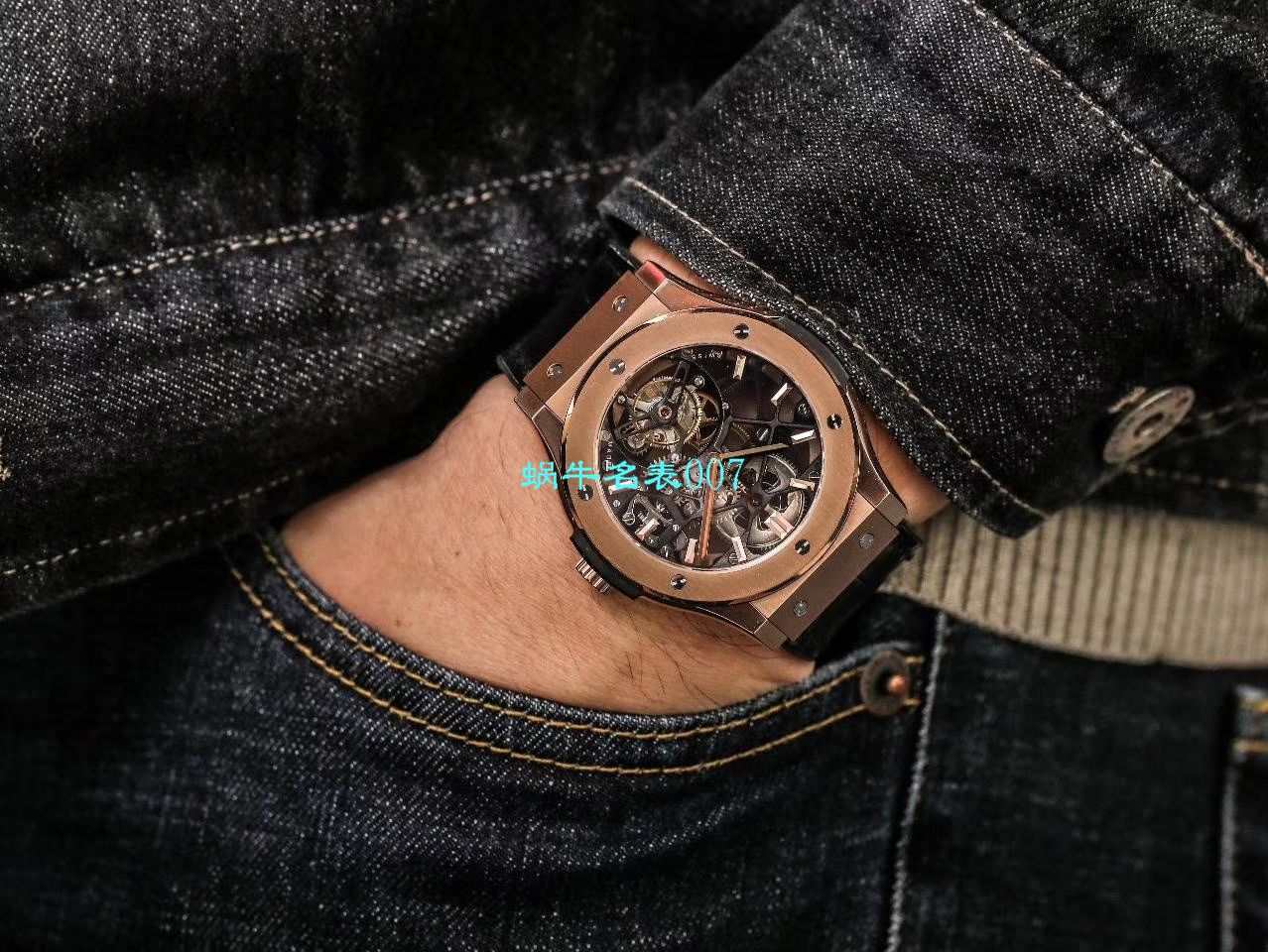 JB Factory  hublot 经典融合 Tourbillon  Replica Copy 表505 OX 0180 LR 0904，505.OX.0180.LR.1904，505.OX.0180.LR，505.TX.0170.LR wrist watches  / YUB077