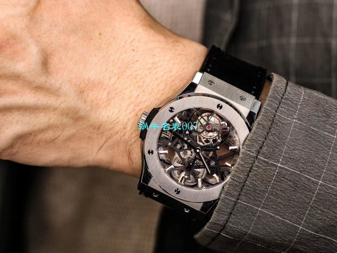 JB Factory  hublot 经典融合 Tourbillon  Replica Copy 表505 OX 0180 LR 0904，505.OX.0180.LR.1904，505.OX.0180.LR，505.TX.0170.LR wrist watches  / YUB077