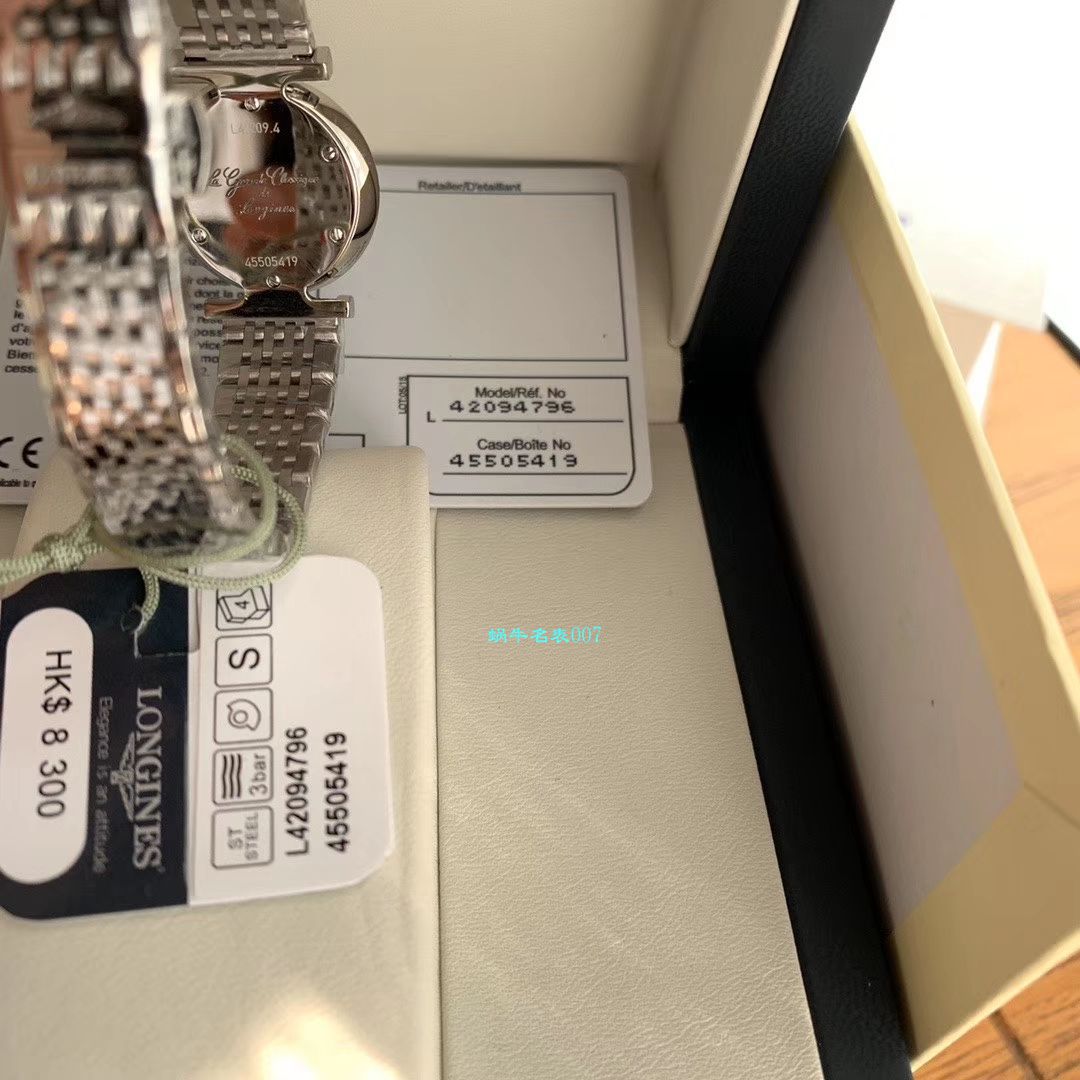 真钻原单 Longines 优雅女表L4.209.4.97.6，L4.209.4.87.6，L4.209.1.97.7 wrist watches  / L162