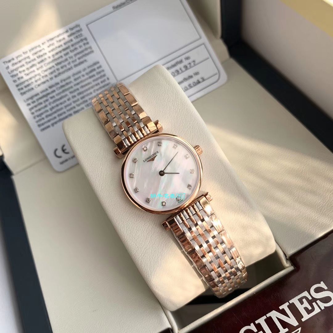 真钻原单 Longines 优雅女表L4.209.4.97.6，L4.209.4.87.6，L4.209.1.97.7 wrist watches  / L162