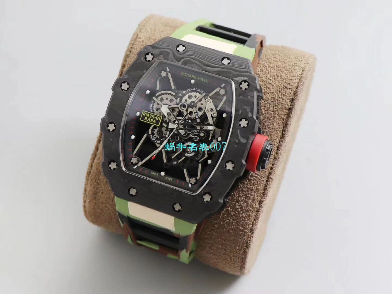 KV Factory 全新升级V3版RICHARD MILLE Replica 表 RICHARD MILLE RM 035-01 PSG特别版巴黎圣日耳曼足球俱乐部 / KVPSG3501