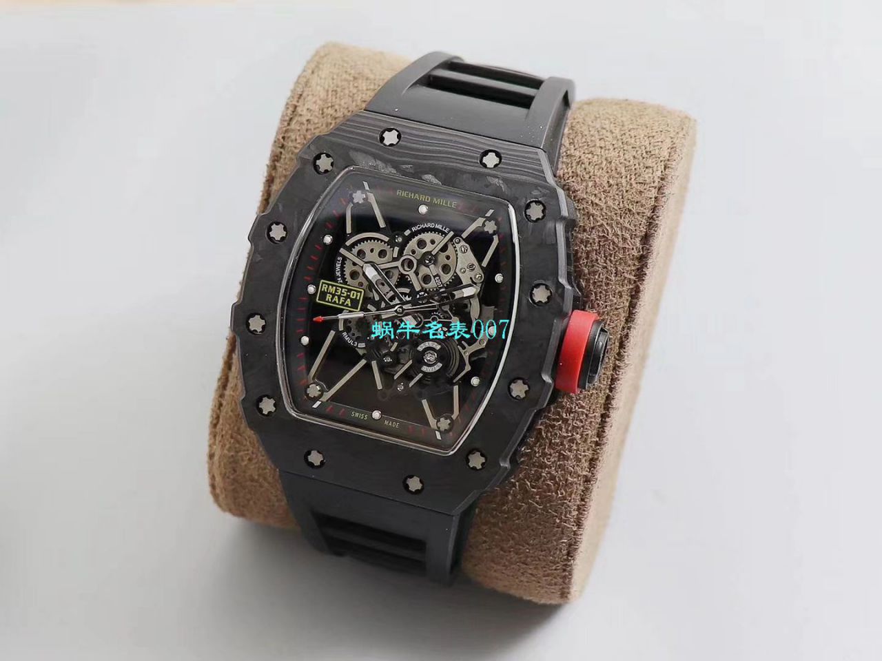KV Factory 全新升级V3版RICHARD MILLE Replica 表 RICHARD MILLE RM 035-01 PSG特别版巴黎圣日耳曼足球俱乐部 / KVPSG3501