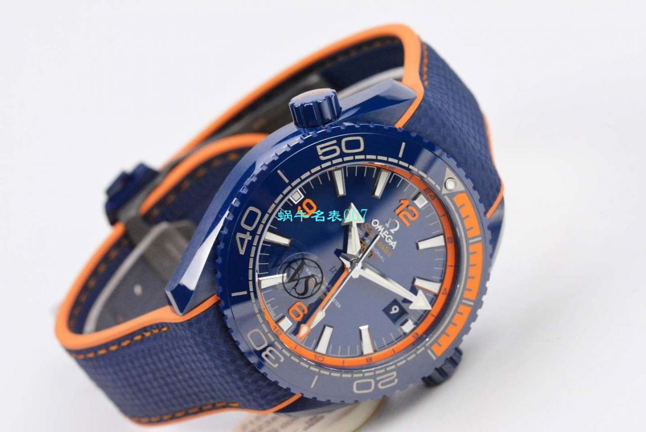 VS Factory 碧海之蓝OMEGA Seamaster GMT海洋宇宙45.5毫米 top  Replica Copy 215.92.46.22.03.001 wrist watches  / M669